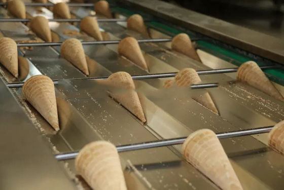 खाद्य फैक्टरी वेफर कोन उत्पादन लाइन आपूर्तिकर्ता